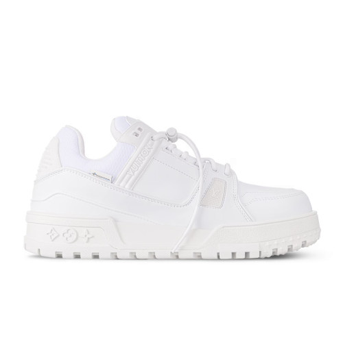 NIGO Louis Vuitton LV TRAINER Men's and Women's Little Chubby Leather Lace-Up Low Top Board Shoes #nigo74385