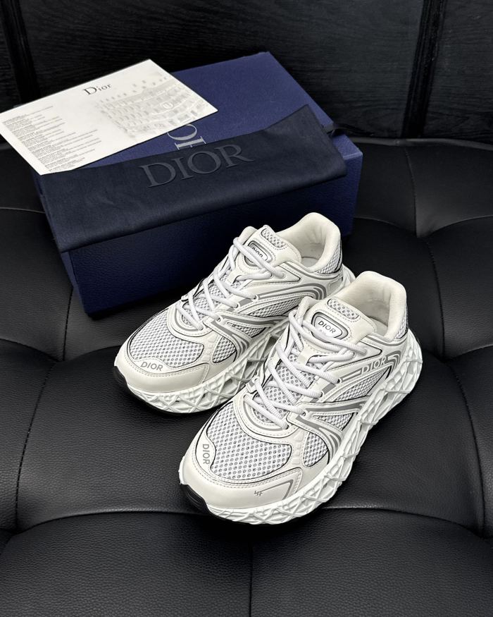 NIGO Dior B35 Men's And Women's Solid Color Round Head Lace Up Hollow Out Low Top Casual Sneakers Shoes #nigo74412
