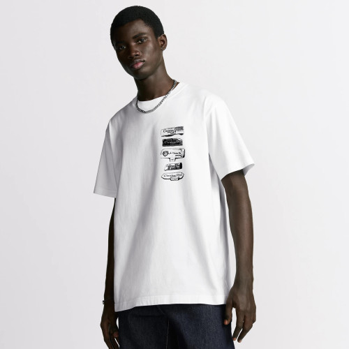 NIGO Dior Men's Summer Solid Color Graphic Printed Round Neck Cotton Short Sleeve T-Shirt #nigo74446