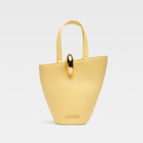 NIGO Jacquemus The Small Bambola Women's Solid Color Metal Ring Buckle Leather Shoulder Crossbody Handbag Bag Bags #nigo74467