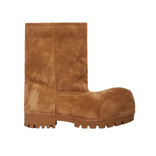 NIGO Balenciaga Men's Women's Autumn And Winter Mid-calf Warm Snow Boots Runway Models Solid Colour Round Head Over The Foot Mid-calf Boots Couple Models Shoes Ngvp #nigo9714