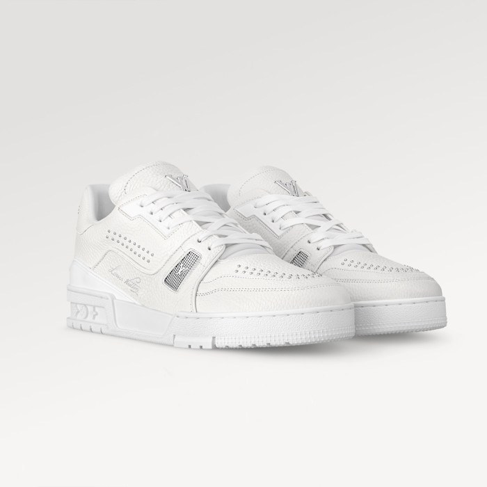 NIGO Louis Vuitton Lv Trainer Sneakers #54 Men's Fashionable Luxury Cowhide Colour Block Casual Sneakers Shoes #nigo71783