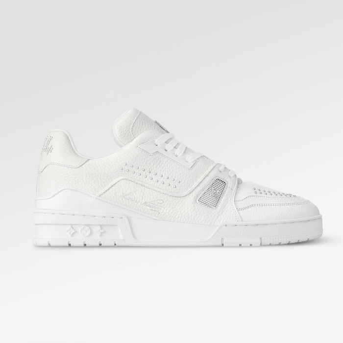 NIGO Louis Vuitton Lv Trainer Sneakers #54 Men's Fashionable Luxury Cowhide Colour Block Casual Sneakers Shoes #nigo71783