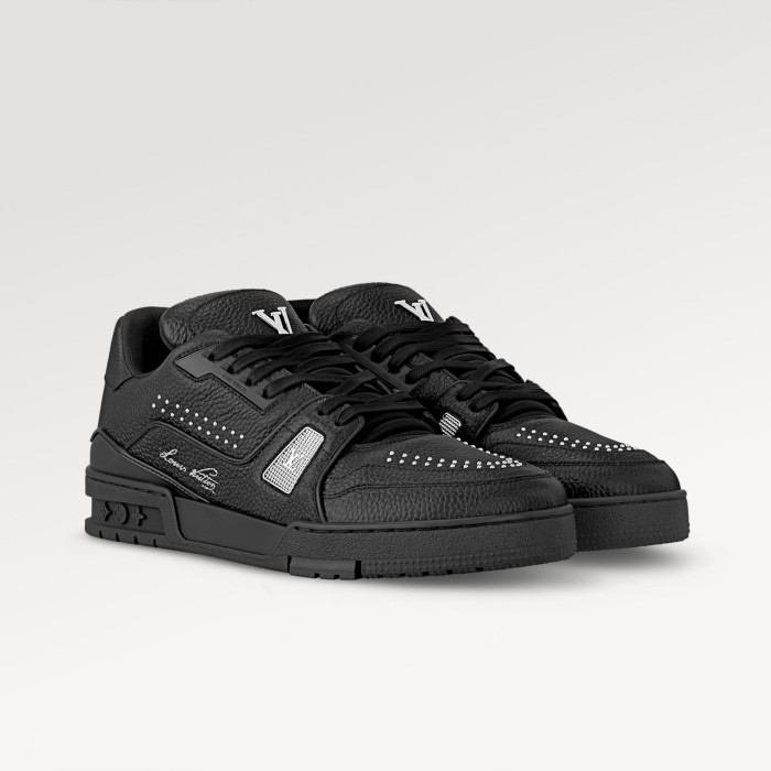 NIGO Louis Vuitton Lv Trainer Sneakers #54 Men's Fashionable Luxury Cowhide Colour Block Casual Sneakers Shoes #nigo71783