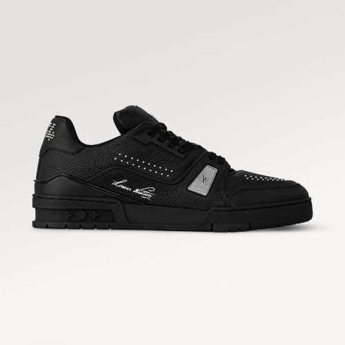NIGO Louis Vuitton Lv Trainer Sneakers #54 Men's Fashionable Luxury Cowhide Colour Block Casual Sneakers Shoes #nigo71783