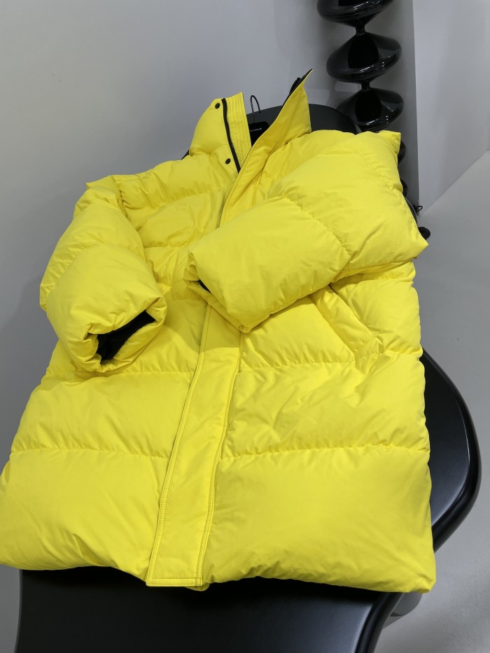 NIGO Balenciaga Men's Autumn and Winter Solid Color Letter Printed Single Breasted Zipper Long Sleeve Puffer Down Jacket #nigo74481
