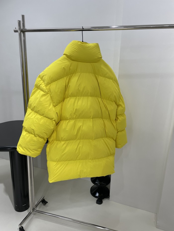NIGO Balenciaga Men's Autumn and Winter Solid Color Letter Printed Single Breasted Zipper Long Sleeve Puffer Down Jacket #nigo74481