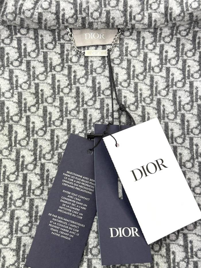 NIGO Dior Men's Spring and Autumn Solid Color Jacquard Cashmere Hooded Zipper Long Sleeve Jacket Drawstring Lace-Up Leisure Pants Suit Set #nigo74477