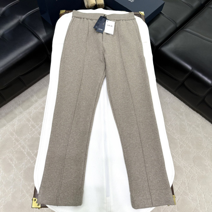 NIGO Dior Men's Spring and Autumn Solid Color Jacquard Cashmere Hooded Zipper Long Sleeve Jacket Drawstring Lace-Up Leisure Pants Suit Set #nigo74477