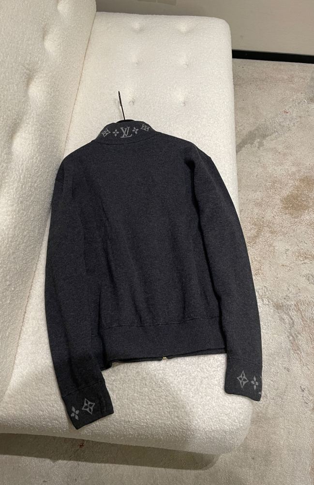 NIGO Louis Vuitton Men's Spring and Autumn Solid Color Printed Zipper Standing Collar Long Sleeve Jacket #nigo74493