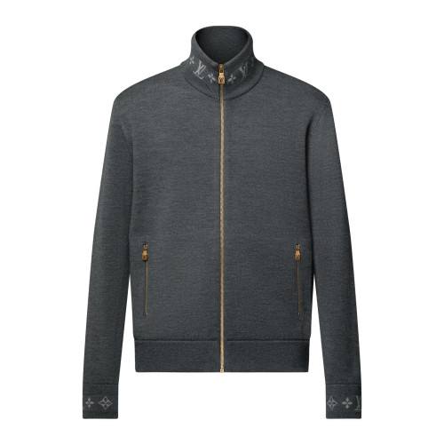 NIGO Louis Vuitton Men's Spring and Autumn Solid Color Printed Zipper Standing Collar Long Sleeve Jacket #nigo74493