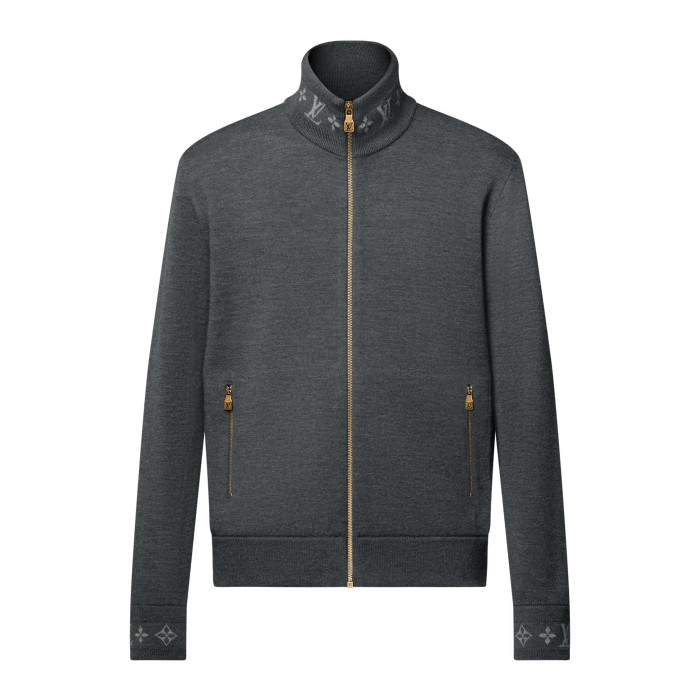 NIGO Louis Vuitton Men's Spring and Autumn Solid Color Printed Zipper Standing Collar Long Sleeve Jacket #nigo74493