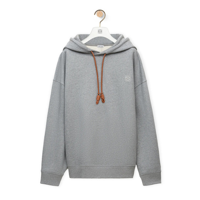 NIGO Loewe Men's Logo Embroidery Spring And Autumn Cotton Loose Solid Color Long Sleeve Pullover Hooded Drawstring Sweatshirt  #nigo71813