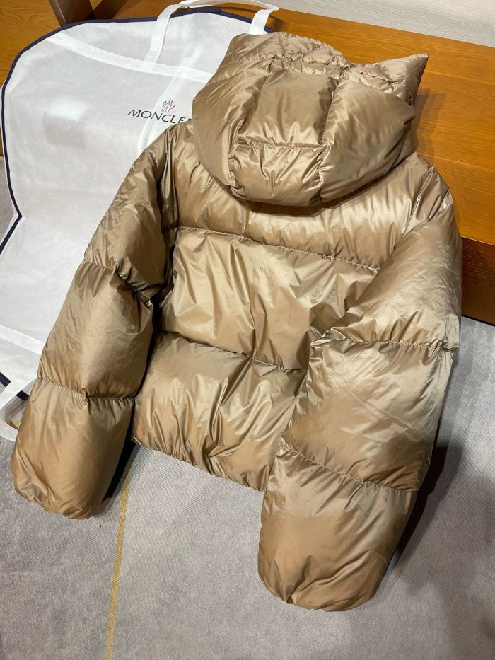 NIGO Moncler Women's Autumn and Winter Solid Color Hooded Cozy Concealed Zipper Long Sleeve Puffer Down Jacket #nigo288829