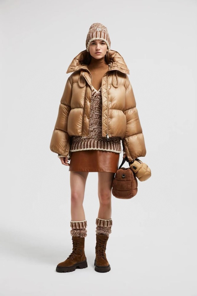 NIGO Moncler Women's Autumn and Winter Solid Color Hooded Cozy Concealed Zipper Long Sleeve Puffer Down Jacket #nigo288829