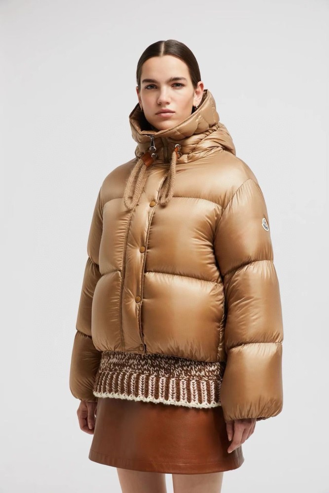 NIGO Moncler Women's Autumn and Winter Solid Color Hooded Cozy Concealed Zipper Long Sleeve Puffer Down Jacket #nigo288829