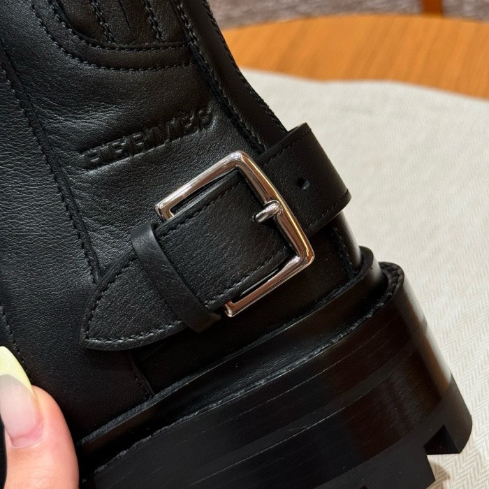 NIGO Hermes Women's Autumn And Winter Jaimy Ankle Boots Cowhide Round Toe Zipper Short Boots Casual Shoes Ngvp #nigo9736