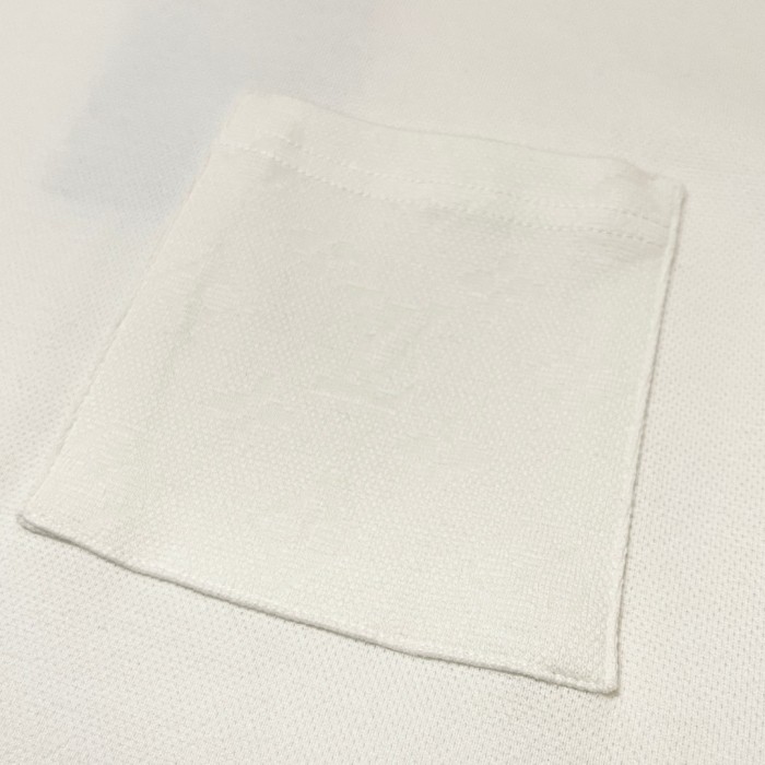NIGO Louis Vuitton Men's Summer Solid Colour Pocket Round Neck Cotton Short Sleeve T-Shirt #nigo74562