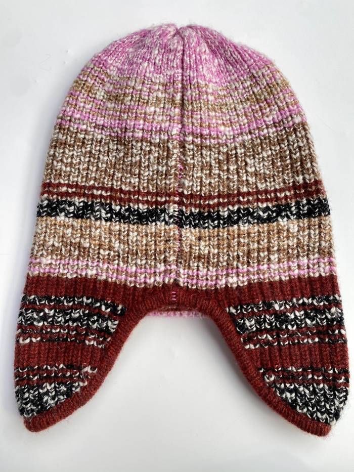 NIGO Chanel Women's Autumn and Winter Colorblocking Knitted Ski Hat Cap #nigo74565