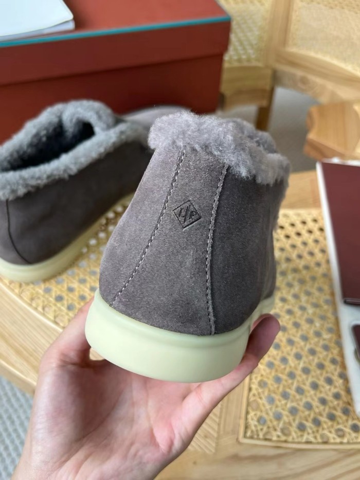 NIGO Loro Piana Men's Spring, Autumn And Winter Casual Solid Color Round Toe Suede Short Boots Shoes Ngvp #nigo9744