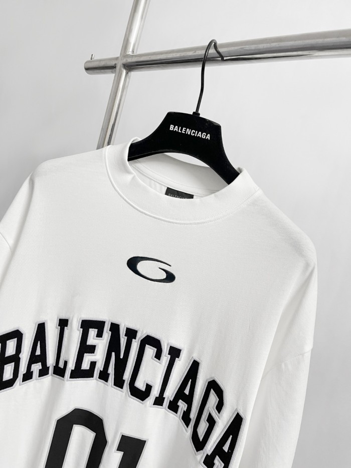 NIGO Balenciaga Men's Summer Letter Logo Print Round Neck Regular Fit Short Sleeve T-Shirt #nigo74579