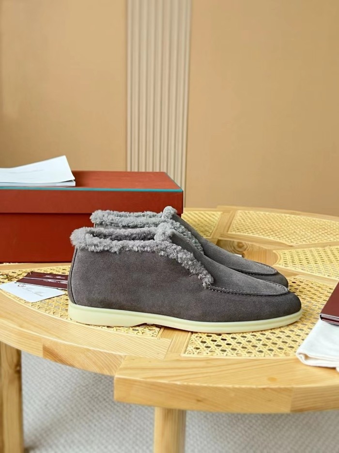 NIGO Loro Piana Men's Spring, Autumn And Winter Casual Solid Color Round Toe Suede Short Boots Shoes Ngvp #nigo9744