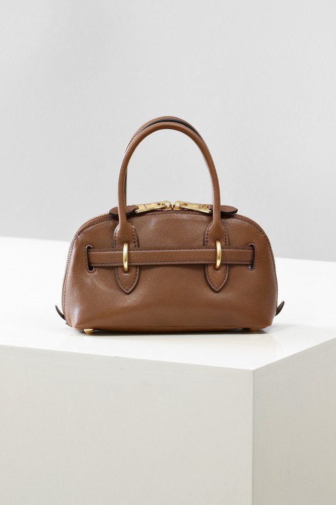 NIGO MiuMiu Aventure Nappa Women's Pure Color Embossed Letter Leather Shoulder Mini Tote Bag Bags #nigo74617