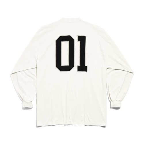 NIGO Balenciaga Men's Summer Letter Logo Print Round Neck Regular Fit Long Sleeve T-Shirt #nigo74596