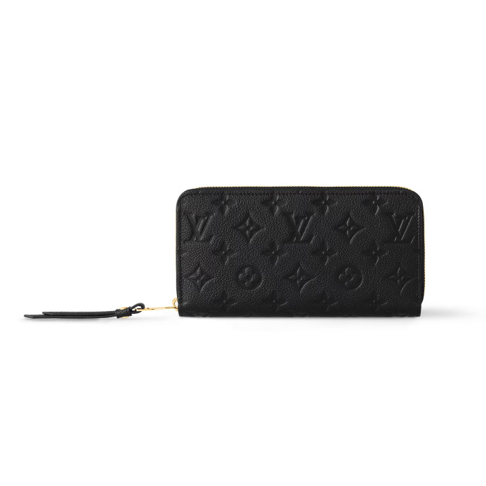 NIGO Louis Vuitton Zippy Women's Classic Old Flower Embossed Cowhide Leather Zipper Wallet Bag Bags #nigo74637