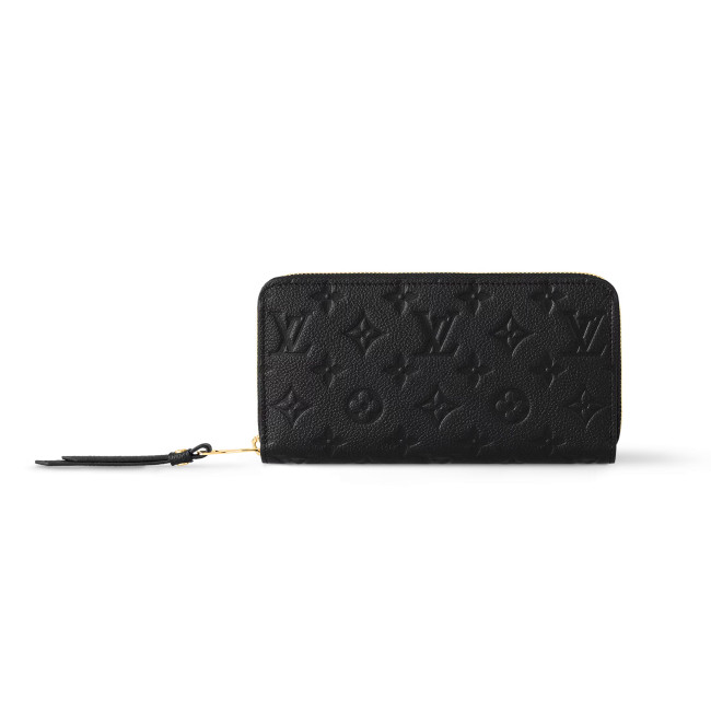 NIGO Louis Vuitton Zippy Women's Classic Old Flower Embossed Cowhide Leather Zipper Wallet Bag Bags #nigo74637