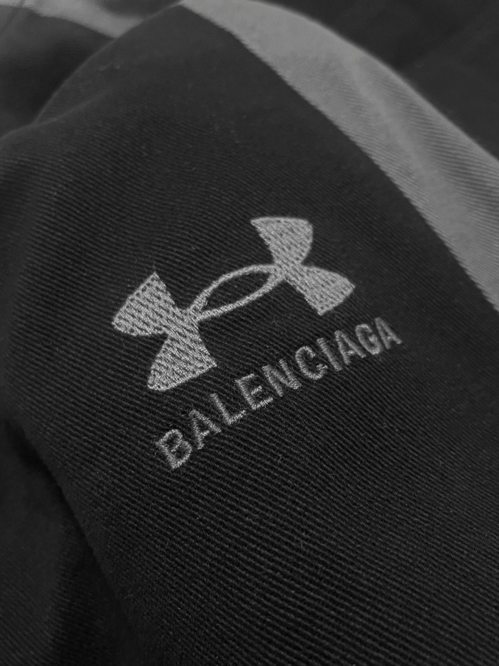 NIGO Balenciaga Men's Spring & Autumn Logo Printed Solid Color Lace-Up Mid-Rise Straight Leg Casual Pants #nigo74653