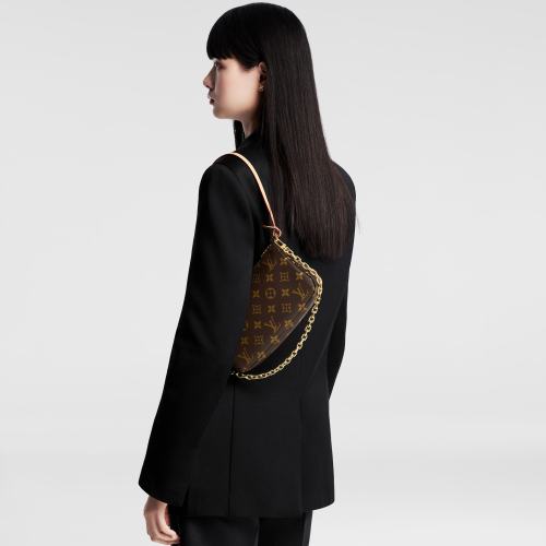 NIGO Louis Vuitton Women's Pochette Accessoires Handbag Logo Full Printed Solid Color Cowhide Casual Shoulder Bag M82766 #nigo71815