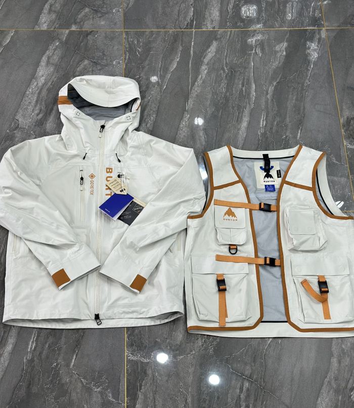 NIGO Louis Vuitton Burton Men's And Women's Fall And Winter Astronaut Series Hooded Ski Jacket Zipper Vest Leisure Ski Pants Suit Set #nigo74665