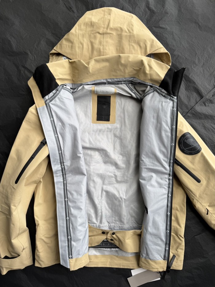 NIGO Dior Men's Autumn and Winter Solid Color Waterproof Windproof Hooded Zipper Long Sleeve Ski Suit Zipper Back Ski Pants Suit Set #nigo74661