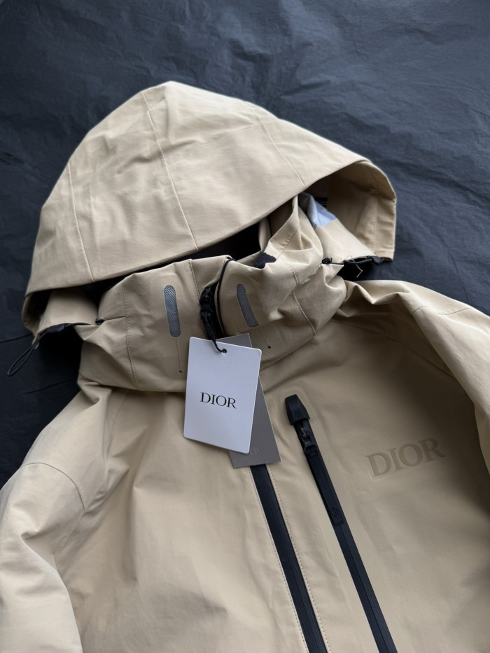 NIGO Dior Men's Autumn and Winter Solid Color Waterproof Windproof Hooded Zipper Long Sleeve Ski Suit Zipper Back Ski Pants Suit Set #nigo74661