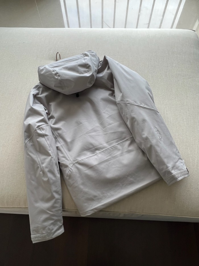 NIGO Arcteryx Autumn And Winter Solid Color Zipper Waterproof Windproof Long-Sleeved Hooded Jacket #nigo74673