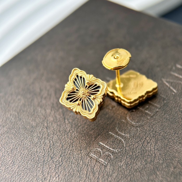 NIGO BUCCELLATI Women's OPERA TULLE Earrings Vintage Opera Collection Fashion Solid Color Earring Accessories Ngvp #nigo9775