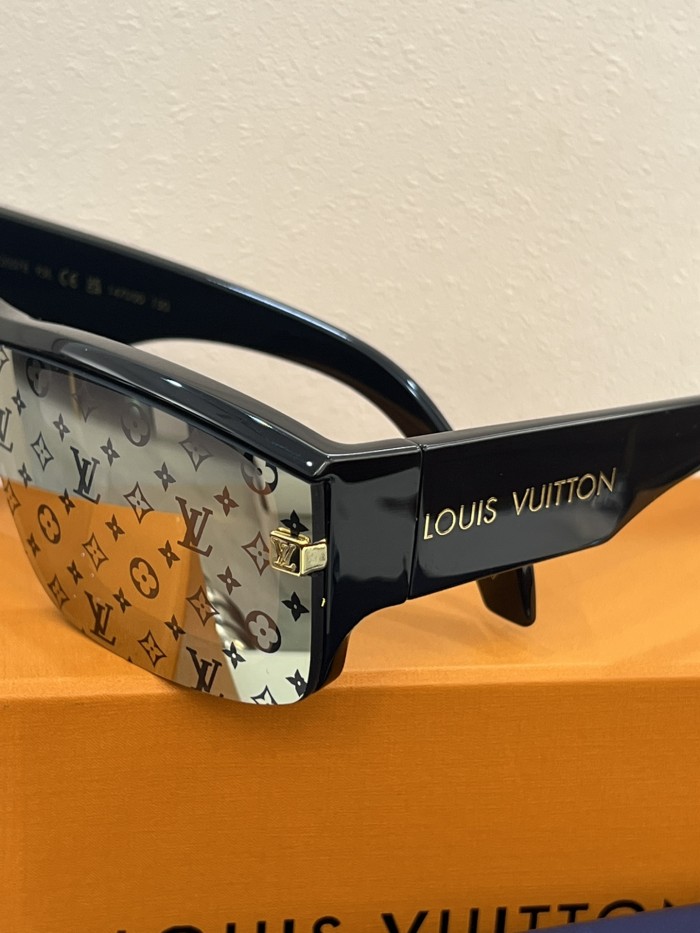 NIGO Louis Vuitton Men's Logo Decorative Lens Square Sunglasses with Replaceable Lenses Eyeglasses Glasses #nigo74687