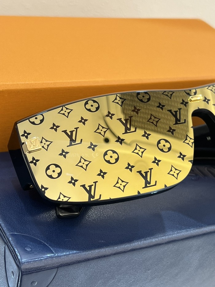 NIGO Louis Vuitton Men's Logo Decorative Lens Square Sunglasses with Replaceable Lenses Eyeglasses Glasses #nigo74687