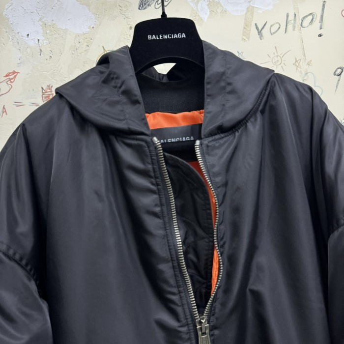 NIGO Balenciaga Men's Spring and Autumn Letter Logo Printed Zipper Hooded Long Sleeve Jacket #nigo74698
