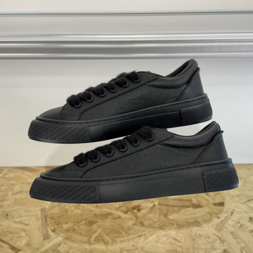 NIGO Dior B33 Men's Low Top Lace Up Leather Casual Printed Thick Bottom Height Increasing Sneakers Shoes #nigo74695