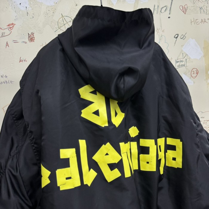 NIGO Balenciaga Men's Spring and Autumn Letter Logo Printed Zipper Hooded Long Sleeve Jacket #nigo74698
