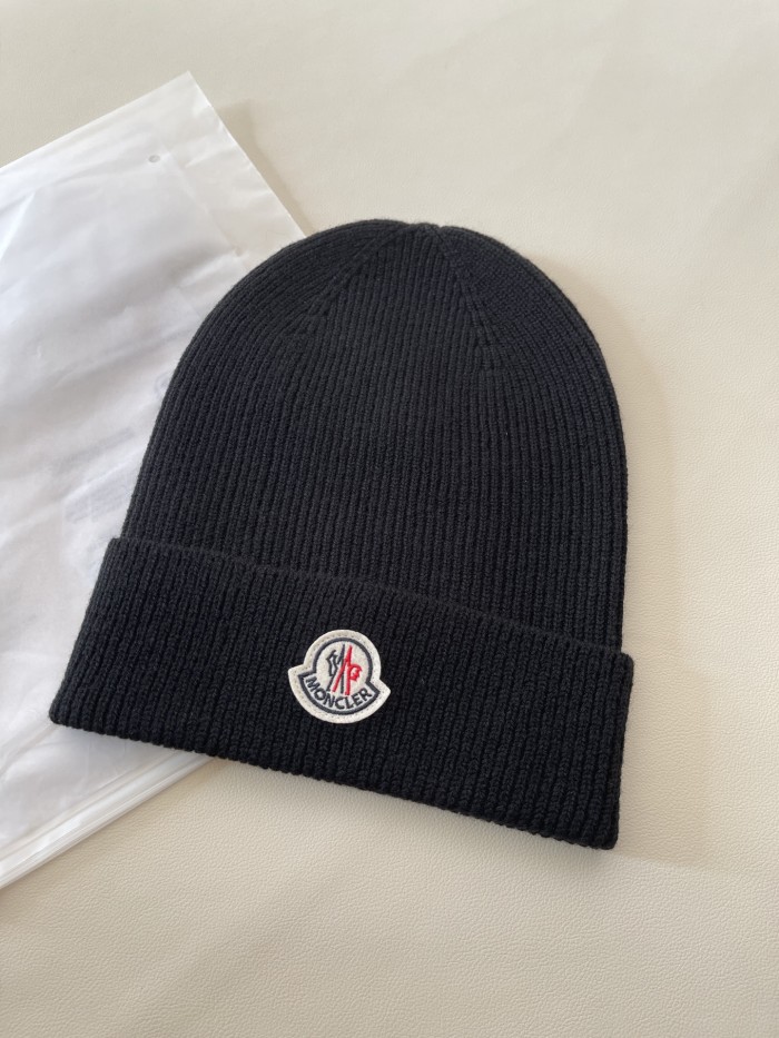 NIGO Moncler Men's Fall And Winter Solid Color Fashion Simple Wool Pom Hat Cap #nigo74718