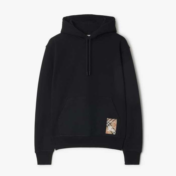 NIGO Burberry Men's Spring and Autumn Solid Color Plaid Pocket Loose Hooded Long Sleeve Sweatshirt #nigo74743
