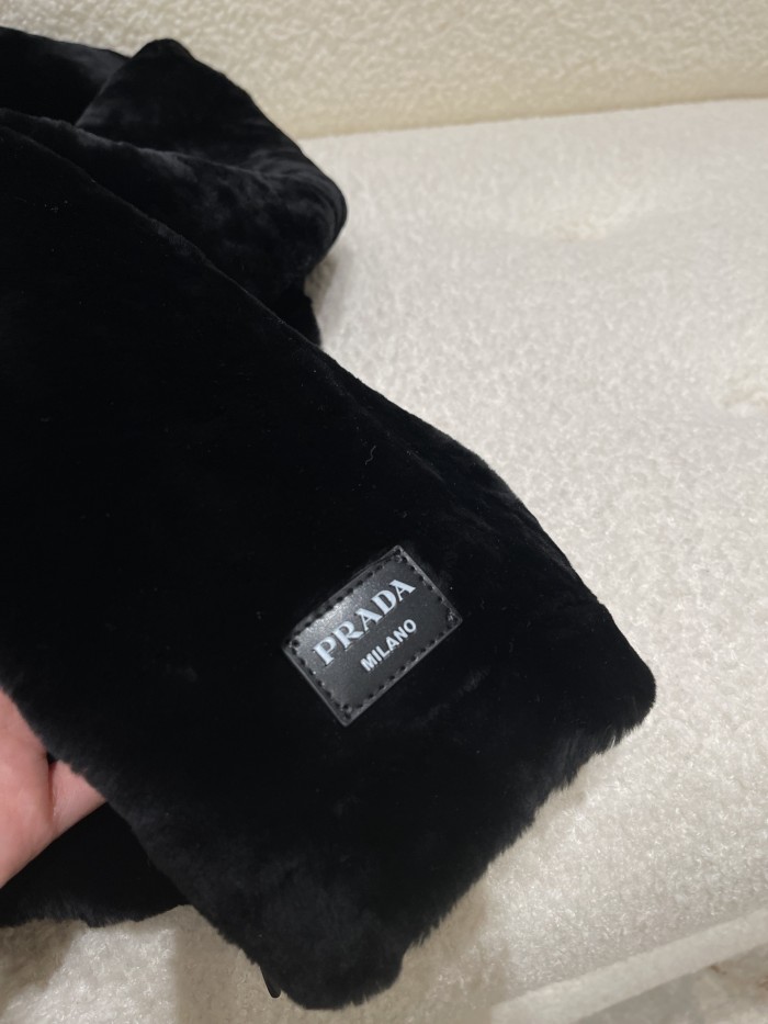 NIGO Prada Women's Autumn and Winter Fur One Patchwork Lamb's Wool Zipper Long Sleeve Jacket #nigo74737