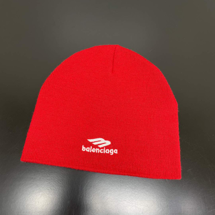 NIGO Balenciaga Men's And Women's Fall And Winter Logo Letter Printing Ribbed Knit Cotton Fleece Hat Cap #nigo74853