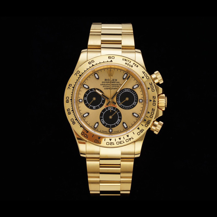 NIGO Rolex Men's Gold Mechanical Movement 100m Water Resistant Solid Color Dial Oyster Steel Strap Watch #nigo74844