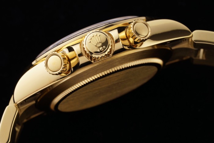 NIGO Rolex Men's Gold Mechanical Movement 100m Water Resistant Solid Color Dial Oyster Steel Strap Watch #nigo74844