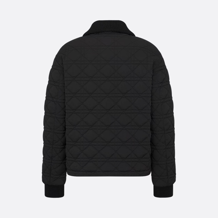 NIGO Dior Men's Autumn and Winter Solid Color Lapel Quilted Zipper Long Sleeve Jacket #nigo74854