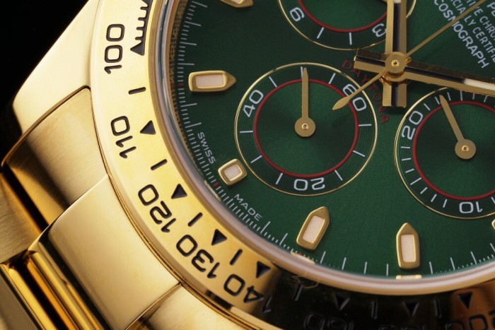 NIGO Rolex Men's Gold Mechanical Movement 100m Water Resistant Solid Color Dial Oyster Steel Strap Watch #nigo74844